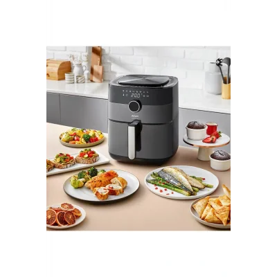Genel Ürün Airtasty XL 6 Litre  Sıcak Hava Fritözü - Gümüş