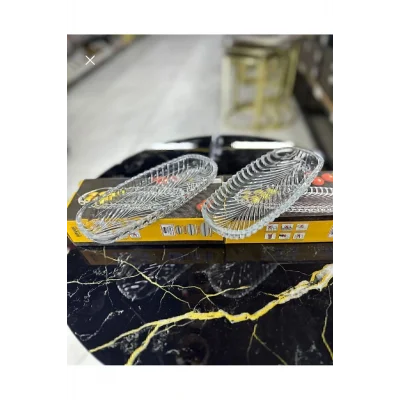 Genel Ürün Mikrodalgada Kullanılabilir Kaveh Santa 1 ADET Cam Kayık 20*8 Cm Oval ( 1 ADET GÖNDERİLMEKTEDİR)