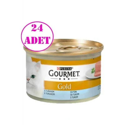 Genel Ürün Gold Kıyılmış Ton Balıklı Kedi Konservesi 85 gr 24 Adet