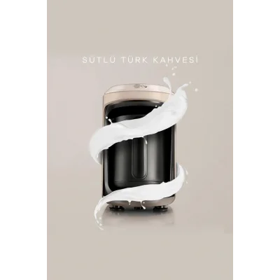 Genel Ürün Hatır Hüps Sütlü Türk Kahve Makinesi Bej