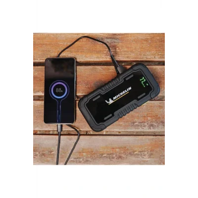 Lamba MJS80 12Volt 1000Amp Lityum Polimer Akü Takviye + Powerbank + Led Lamba