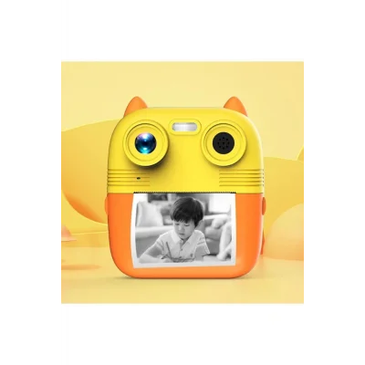 Genel Ürün Çocuklar İçin Anında Baskı 1080P Hd Mini Kamera  Şarj Edilebilir Şipşak Fotoğraf  Makinesi