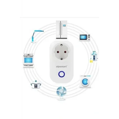 Genel Ürün AS816 EU Wifi Akıllı Priz Uzaktan Kontrollü Tuya App Destekli 16A