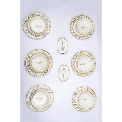 Genel Ürün Botanical (desen3) Yemek Takımı 6 Kişilik 20 Parça