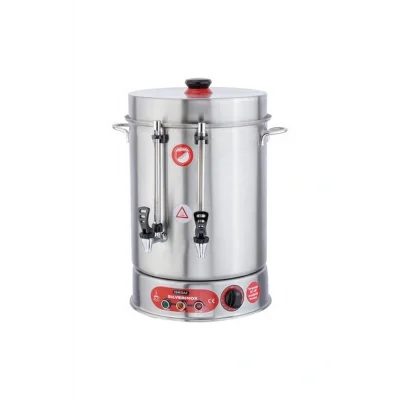 Genel Ürün Işıkgaz Silverinox Metal Musluklu Ses Ikazlı 400 Bardak Çay Makinesi