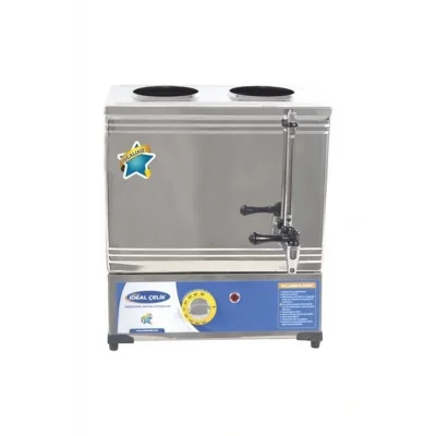 Genel Ürün İdeal Çelik 2 Demlikli Pleytsiz 19 L Çay Ocağı