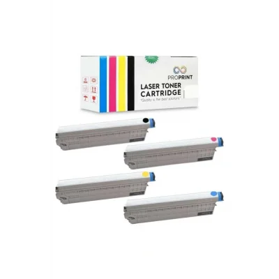 Genel Ürün Oki MC760 MC770Dnfax Muadil Toner Seti CMYK