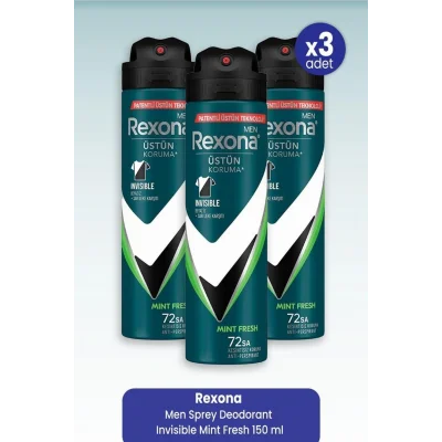 Genel Ürün Bay Deo 150 Ml Mint Fresh X 3 Adet