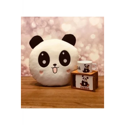 Hacamat Seti Panda Yastık Ve Kutulu Kupa Hediye Seti