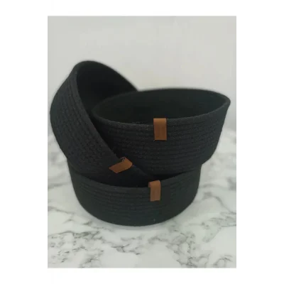 Genel Ürün STD Hasır Sepet El Yapımı 3lü Banyo Organizeri Çok Amaçlı Klasik ticaretjet