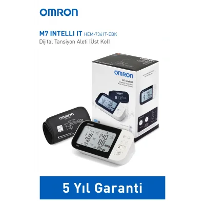 Genel Ürün M7 Intelli IT Üst Koldan Dijital Pilli Tansiyon Aleti – AFib Göstergeli, Bluetooth, Akıllı Manşetli
