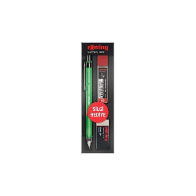 Genel Ürün okul Seti Yeşil silgi+versatil+min