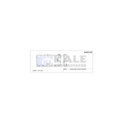 Genel Ürün 342310 Motor Su Radyatoru Hyundaı Elantra 1,5 1,6 96 Otomatık 375x668x16