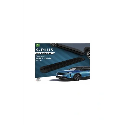 Genel Ürün S-dizayn Peugeot 3008 3 Hybrid S-plus Siyah Yan Basamak 183 Cm 2024 Üzeri A+ Kalite