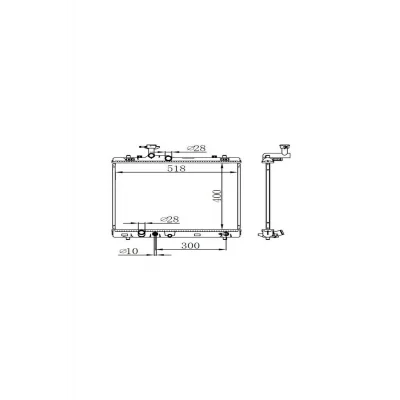 Genel Ürün Orıs Bsz082016 Motor Su Radyatoru Swıft 1,2-1,6 2010- Otomatık Vıtes