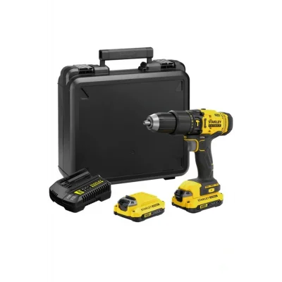 Genel Ürün Fatmax Scd711c2k 18v 1.5ah V20 Li-ıon Çift Akülü Darbeli Matkap