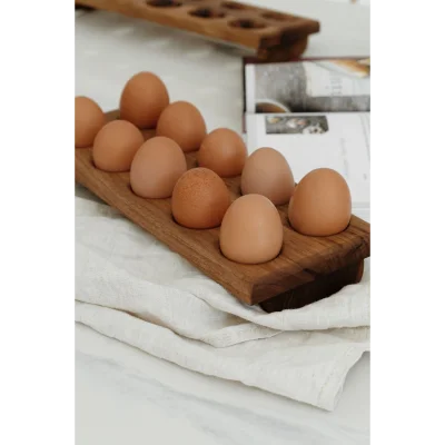 Genel Ürün Ahşap Ceviz 10lu Yumurtalık