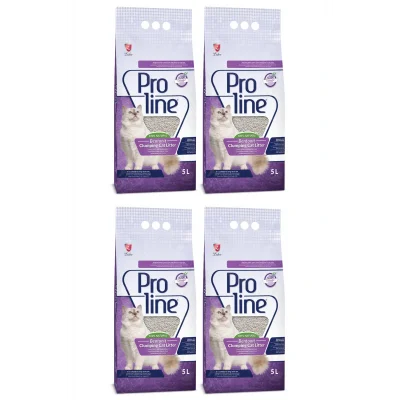 Genel Ürün Lavanta Kokulu Bentonit Kedi Kumu 5 Lt. x 4 Adet