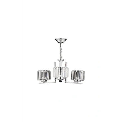 Genel Ürün Kristal Modern Avize E27 36w 50cm Metal Krom Dorbien-fz-7396-3k