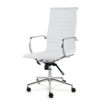Genel Ürün Ofis Chrome Yönetici Koltuğu Beyaz