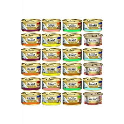 Genel Ürün Gold Karışık Parça Etli Kedi Maması 85 gr X 24 Adet