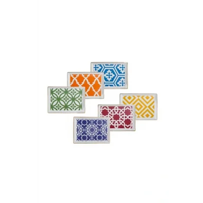 Genel Ürün Morocco 6lı Kahvaltı Tabak Seti 18 Cm