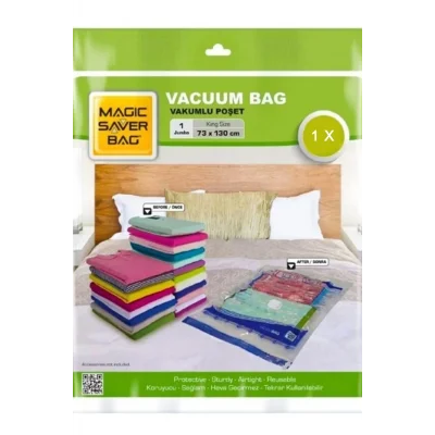 Genel Ürün Jumbo Boy (73 Cm X 130 Cm) Vakumlu Poşet - Vakumlu Hurç - Vakumlu Torba