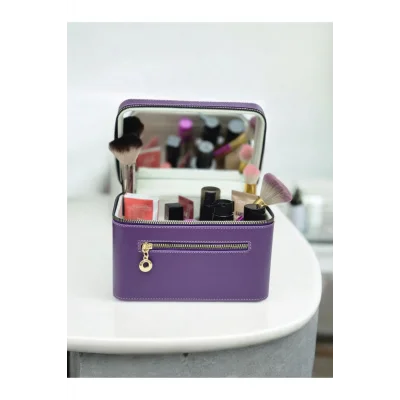 Genel Ürün Aynalı Makyaj Seyehat Bakım Çantası