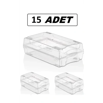 Genel Ürün 15 Adet Ayakkabı Kutusu Ayakkabılık Düzenleyici Şeffaf Saklama Kutusu Seyehat Kutusu