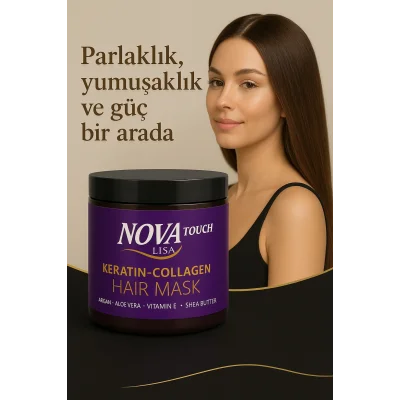 Genel Ürün Lisa Keratin + Collagen Saç Maskesi 500 ml