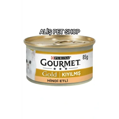 Genel Ürün Purina Gold Kıyılmış Hindili Kedi Yaş Mama 85 gr 24 Adet