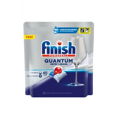 Genel Ürün Quantum Hepsi Bir Arada Bulaşık Makinesi Deterjanı Kapsül Tablet 40 Adet