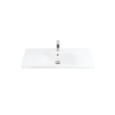 Dolap Düzenleyici Eksen 45x100 Cm Etajerli Mobilya Dolap Uyumlu Lavabo Ek100