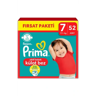 Genel Ürün Külot Bebek Bezi Beden:7 (15 KG) Xxl 52 Adet Fırsat Pk