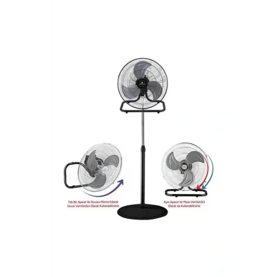 Genel Ürün RBS25 PREMIUM PRO 18 INCH 46CM SANAYI TIPI VANTİLATÖR SİYAH