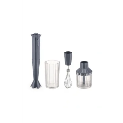 AGLpazarlama Plisse Blender Seti Gri