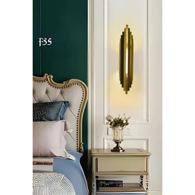 Genel Ürün Pilli Tak Çalıştır Eskitme Bronz İki Toplu 1 Adet Salon Yatak Odası Aplik