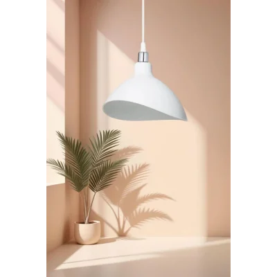 Lamba Beyaz Sarkıt Avize Yatak Odası Salon Mutfak Koridor Lamba Mvr