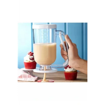 Genel Ürün Pankek Dağıtıcı Hamur Porsiyonlayıcı Şekillendirici 900 Ml Dökme Aparatı