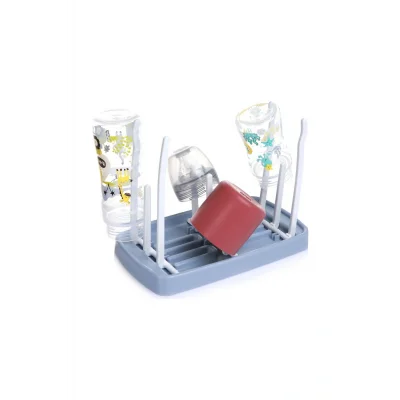 Genel Ürün Mavi Biberon Kurutucu Pratik Raf, Temizlik ve Düzen İçin Mükemmel Çözüm