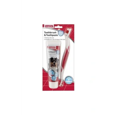 Genel Ürün Köpek Diş Macunu ve Diş Fırçası Seti 100 Gr