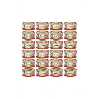 Genel Ürün Purina Gold Kıyılmış Sığır Etli Konserve Yetişkin Kedi Maması 24 x 85 G