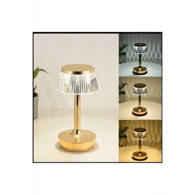 Lamba Rio Şarjlı Masa Lambası Ct-8434 Tek Anahtarla 3 Renk