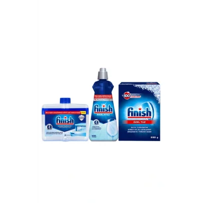 Genel Ürün Makine Temizleyici 250 ml Parlatıcı 400 ml Ve Tuz 550 gr Seti