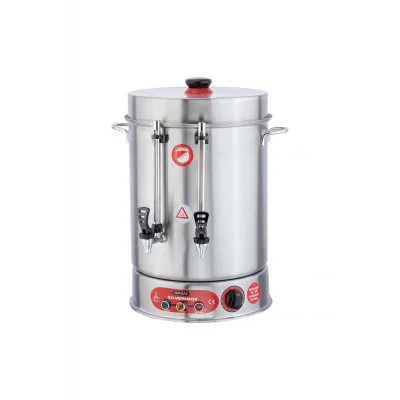 Genel Ürün Silver Metal Musluklu Ses İkazlı 250 Bardak Çay Makinesi