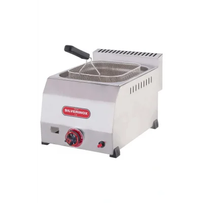 Genel Ürün Silver Endüstriyel Tekli 5 Litre Doğalgazlı Fritöz