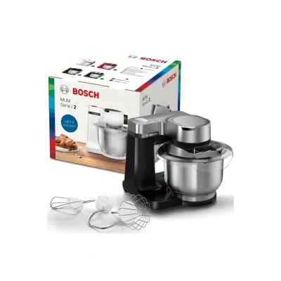 Genel Ürün Mums2vm00 Serie 2 Mutfak Makinesi Siyah, Gümüş