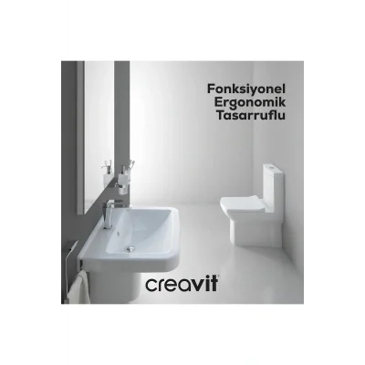 Genel Ürün Lara Beyaz Kanallı Duvara Sıfır Klozet Takım LR360, Lara Yavaş Kapak