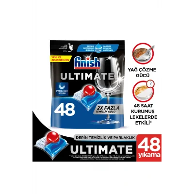Genel Ürün Ultimate Hepsi Bir Arada Bulaşık Makinesi Deterjanı  Kapsül Tablet  48 Adet