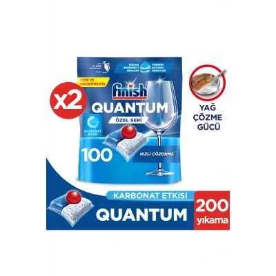 Genel Ürün Quantum Özel Seri Bulaşık Makinesi Deterjanı  Kapsül Tablet  200 Adet (100 x 2li)